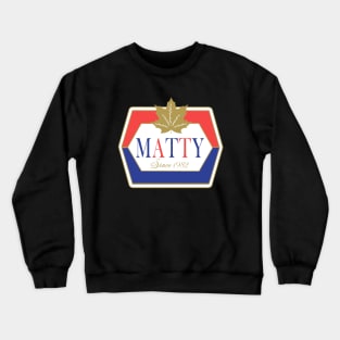 Matty Chef Canada Matheson logo Crewneck Sweatshirt